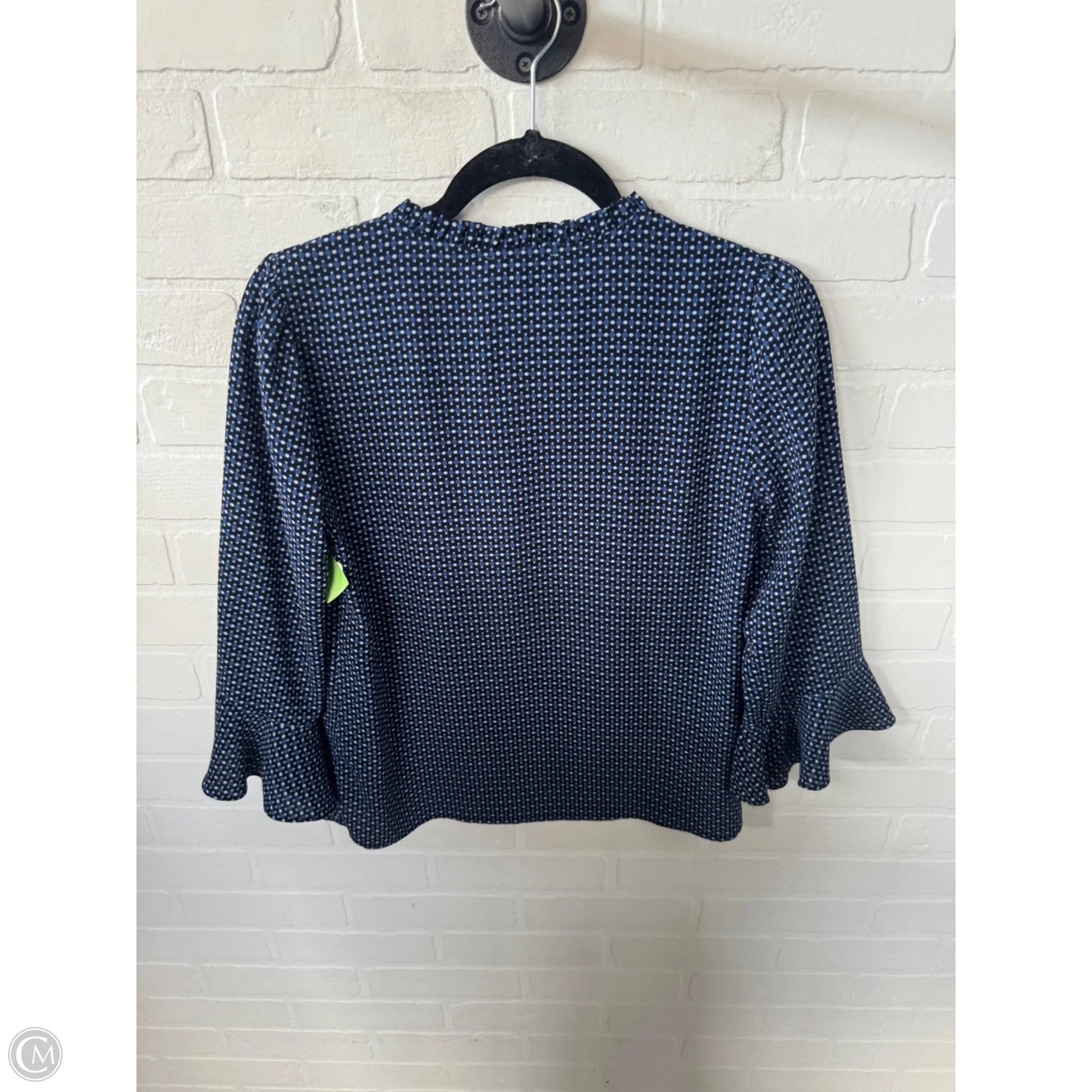 Top 3/4 Sleeve By Cece In Blue, Size: Xs