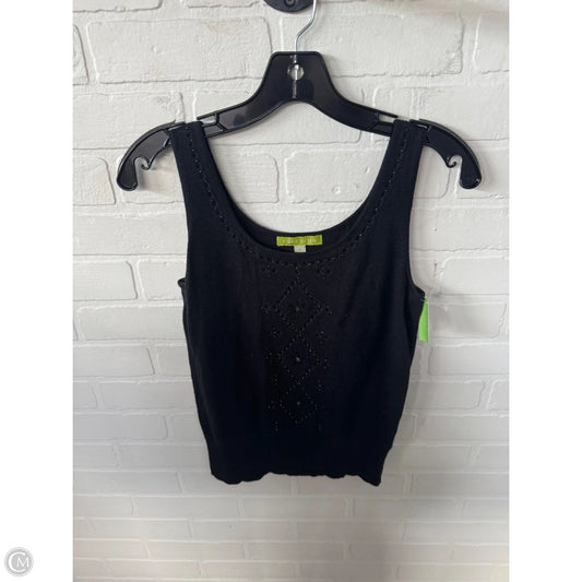 Vest Sweater By Sigrid Olsen In Black, Size: S