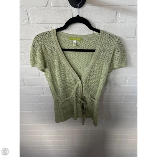 Sweater Short Sleeve By Sigrid Olsen In Green, Size: M