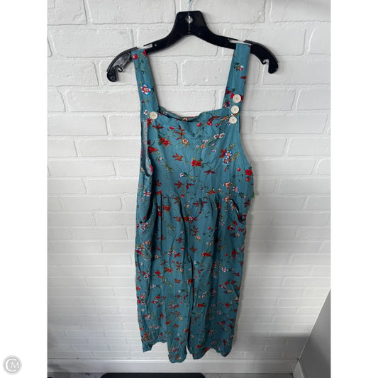 Jumpsuit By Cme In Blue & Red, Size: M