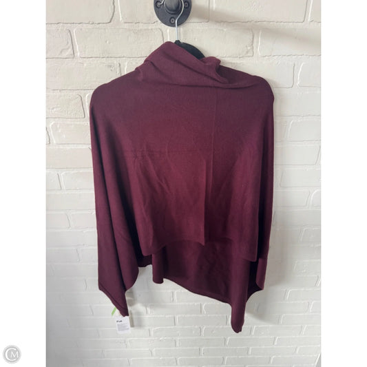 Shawl By Clothes Mentor In Maroon, Size: Osfm