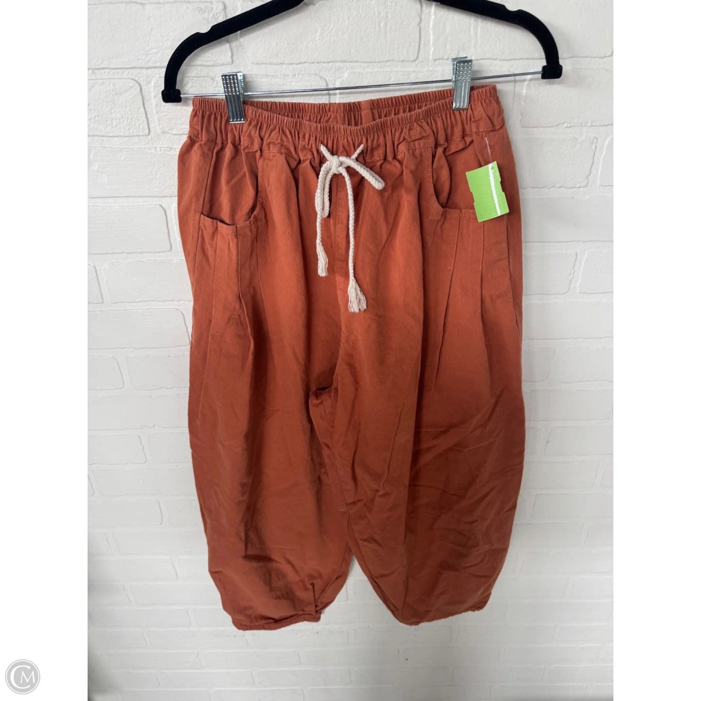 Pants Cropped By Cmf In Orange, Size: 10