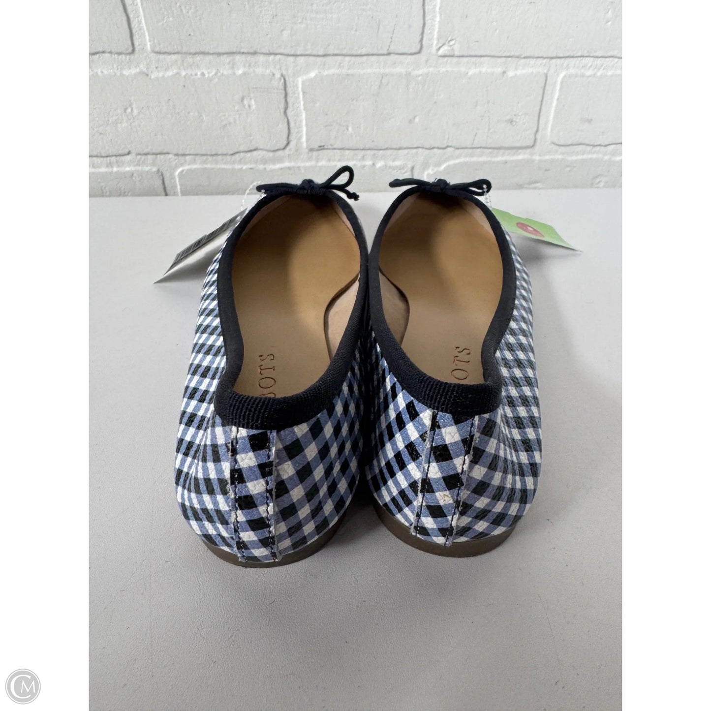 Shoes Flats By Talbots In Blue & White, Size: 5.5
