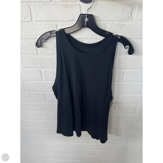 Athletic Tank Top By Athleta In Black, Size: Xl