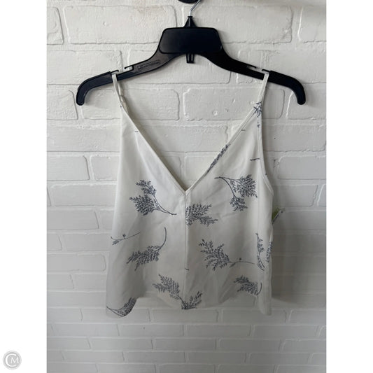Top Cami By Loft In Blue & White, Size: M