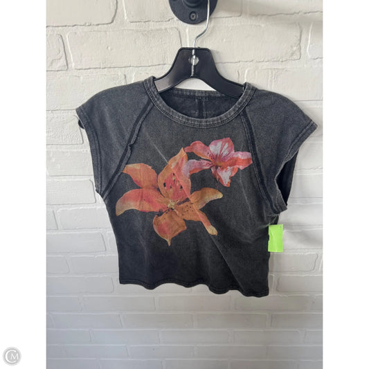 Top Sleeveless By Cme In Black & Orange, Size: S