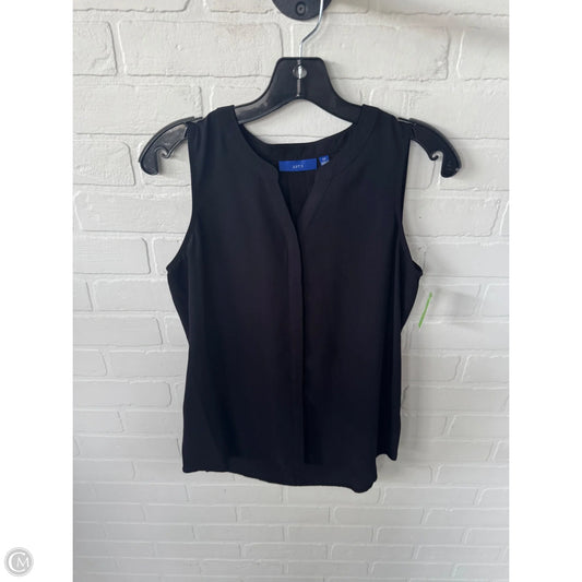 Blouse Sleeveless By Apt 9 In Black, Size: Xs