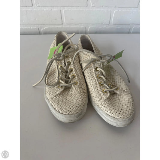Shoes Sneakers By Talbots In Cream, Size: 7.5