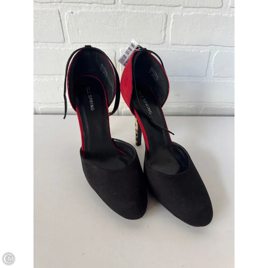 Shoes Heels Stiletto By Call It Spring In Black & Red, Size: 8
