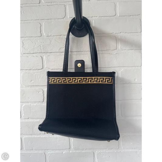 Tote Luxury Designer By Versace, Size: Medium