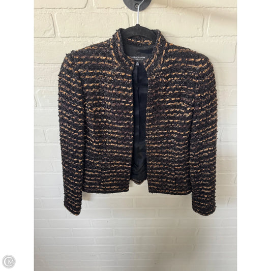 Blazer By Jones New York In Black & Gold, Size: Xsp