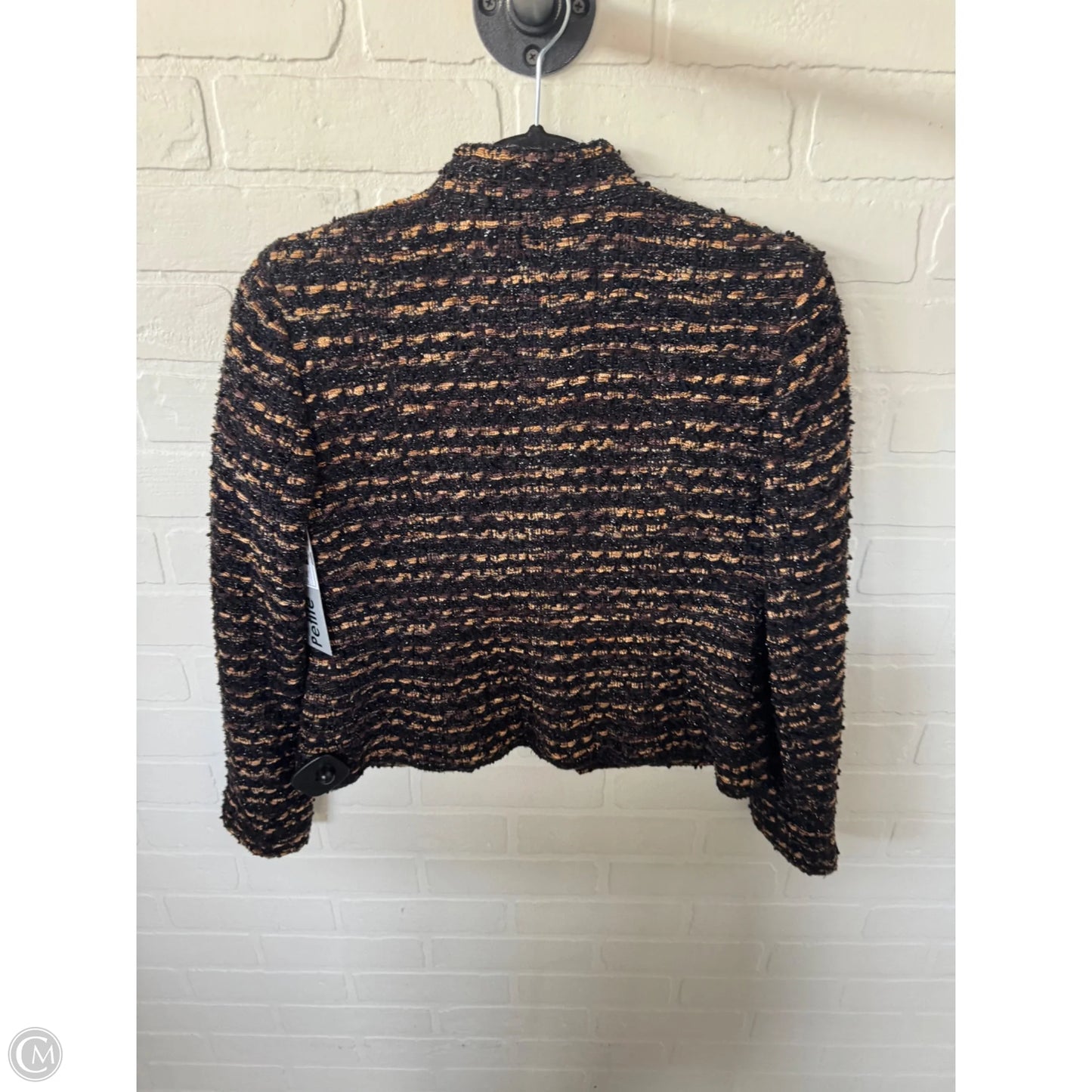 Blazer By Jones New York In Black & Gold, Size: Xsp