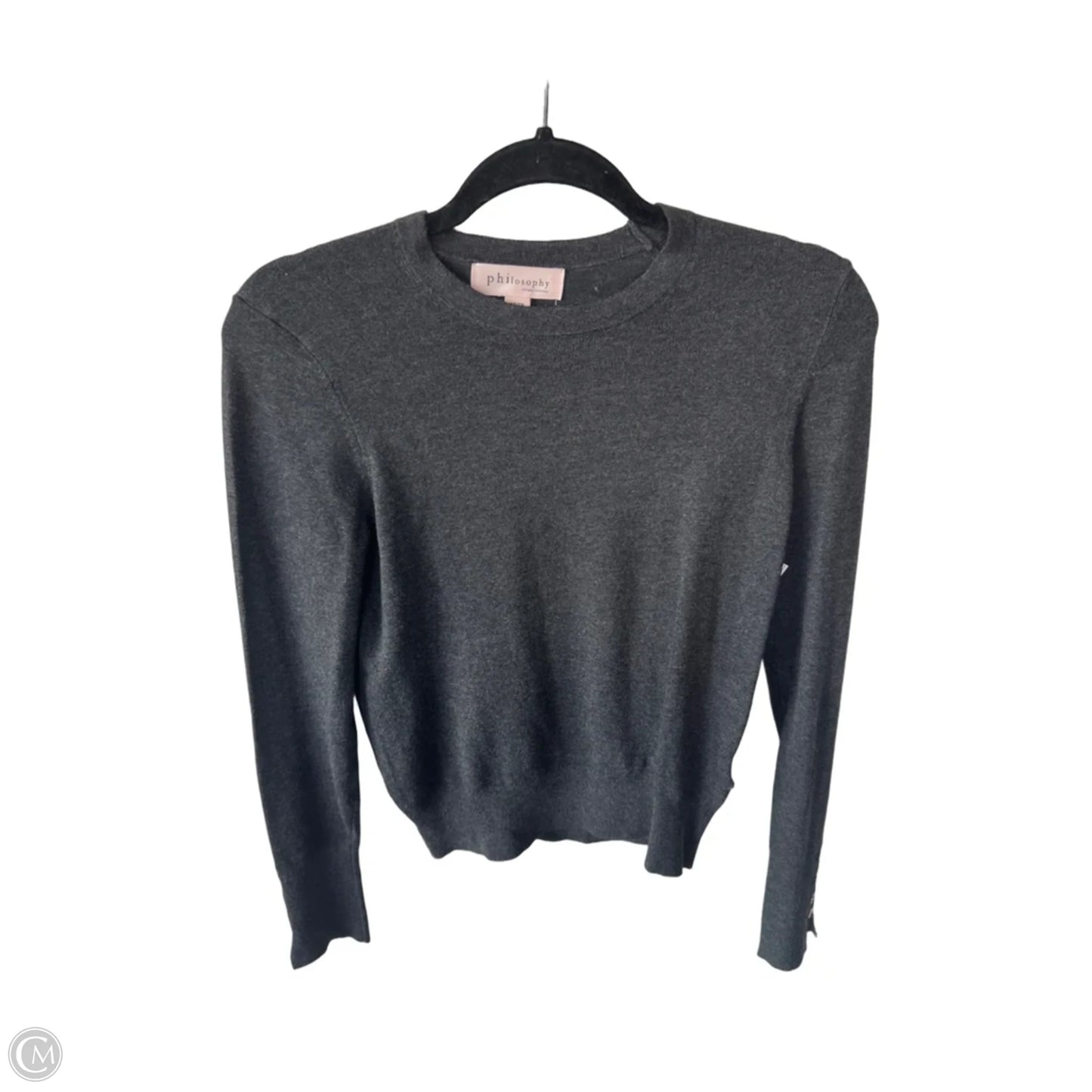 Sweater By Philosophy In Grey, Size: Xs