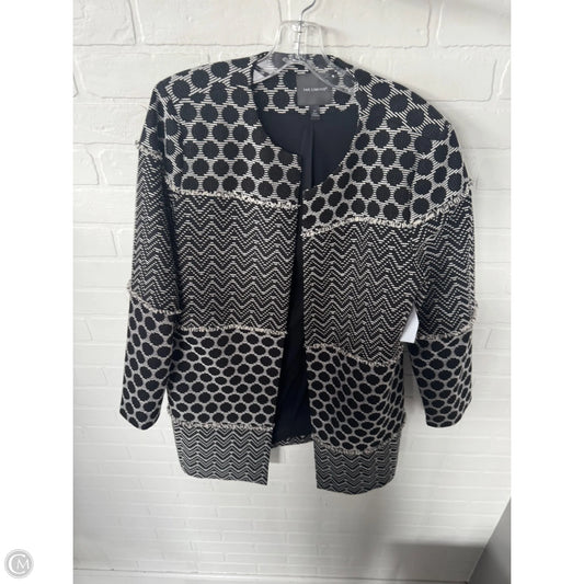 Blazer By Limited In Black & Cream, Size: L