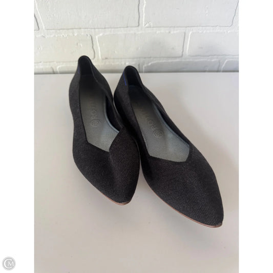 Shoes Flats By Rothys In Black, Size: 10.5