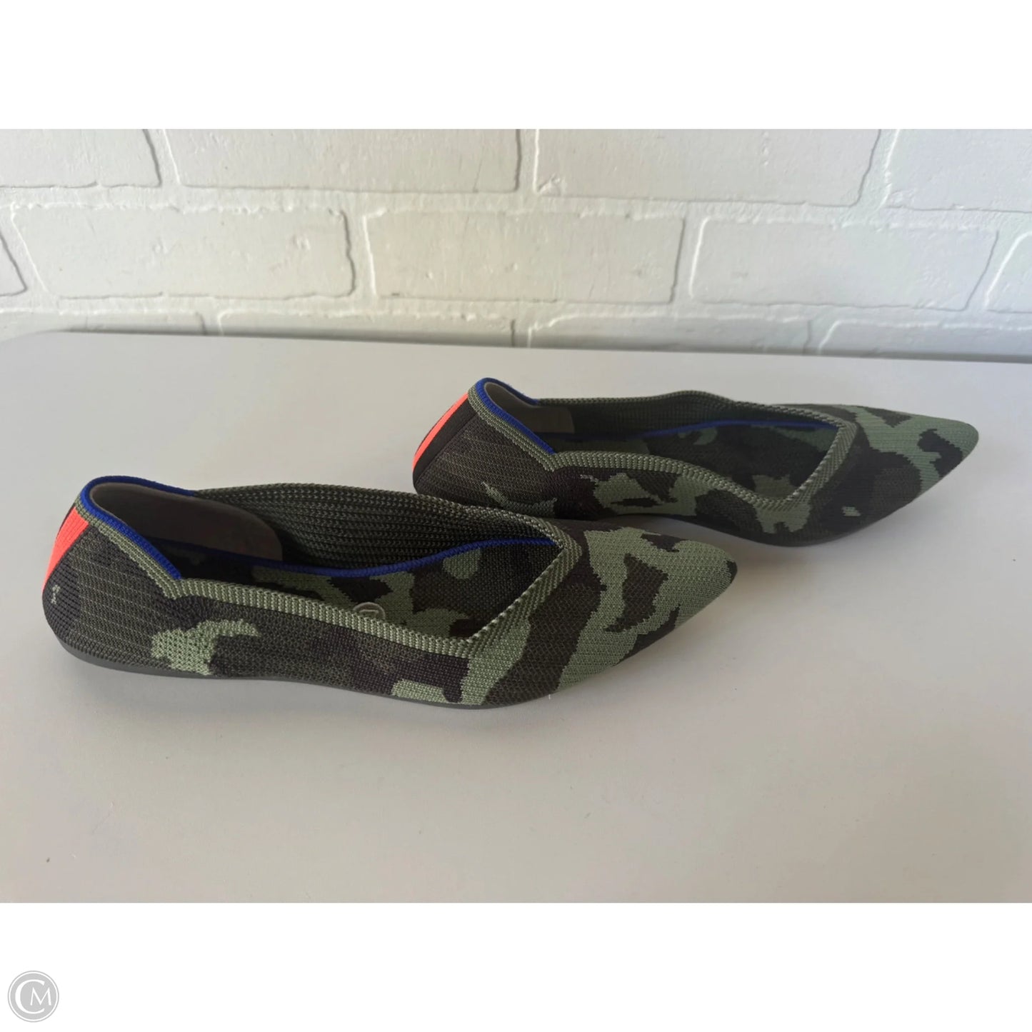 Shoes Flats By Rothys In Camouflage Print, Size: 10.5