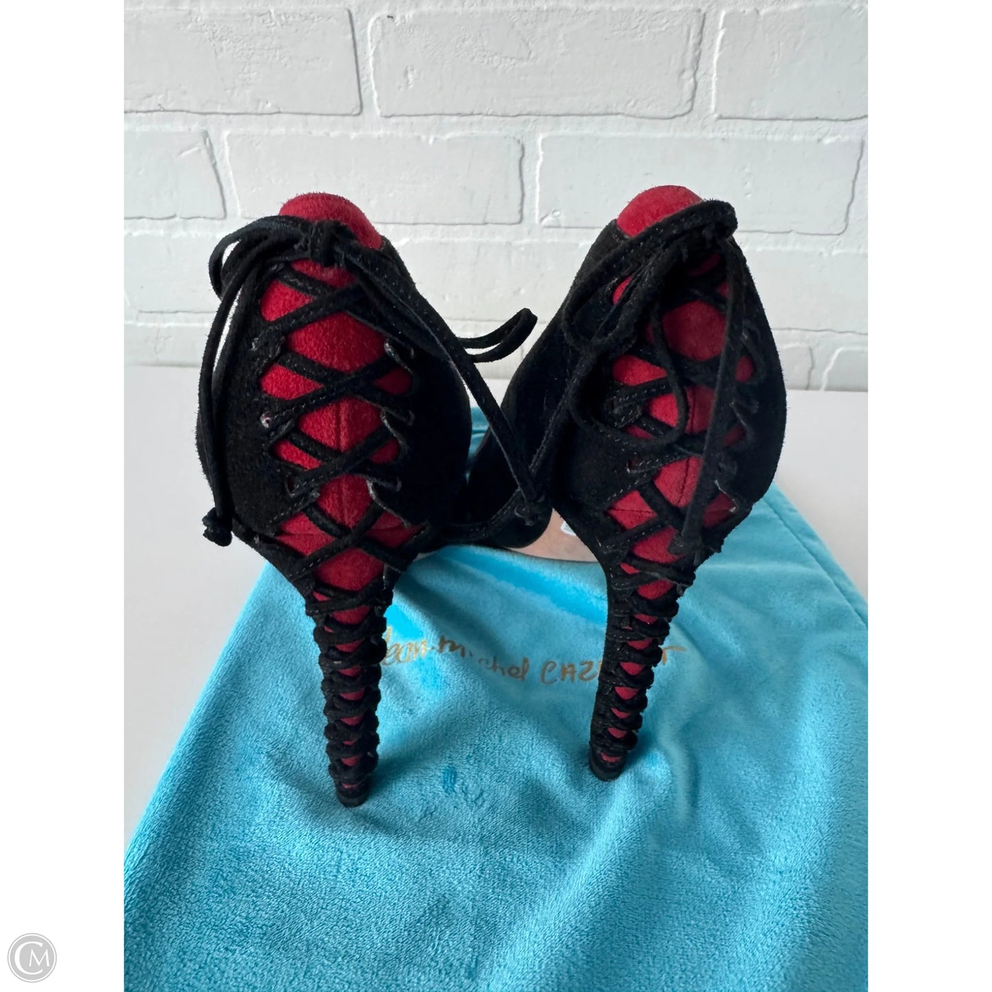 Shoes Heels Stiletto By Cma In Black & Red, Size: 10.5