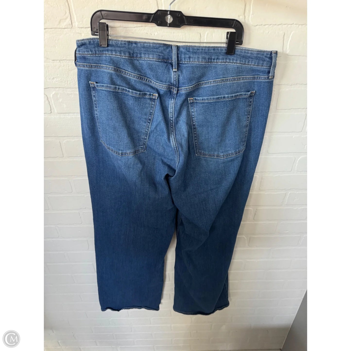 Jeans Wide Leg By Old Navy In Blue Denim, Size: 18