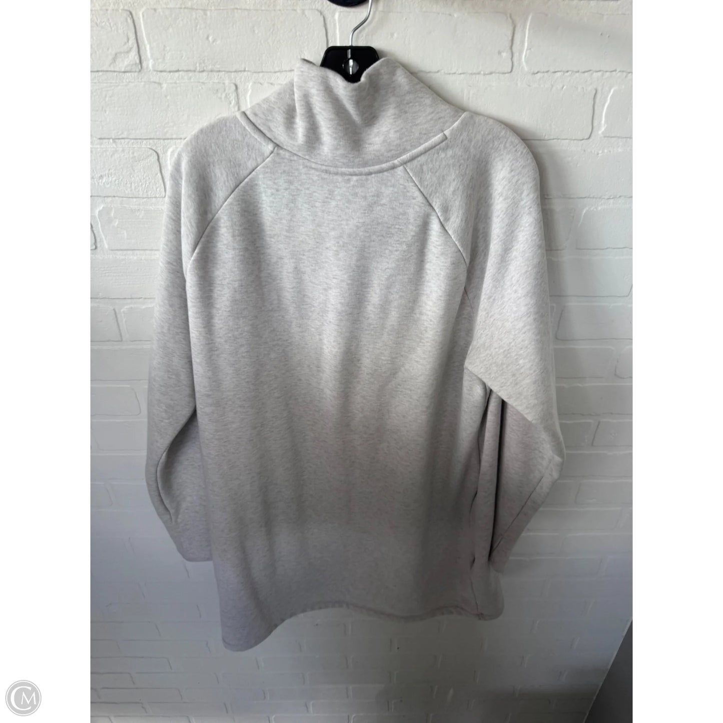 Athletic Sweatshirt Collar By Athleta In Cream & Tan, Size: Xl