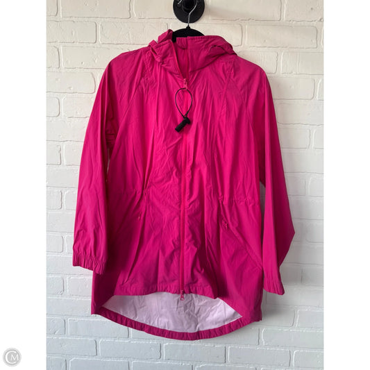 Jacket Windbreaker By Talbots In Pink, Size: Mp