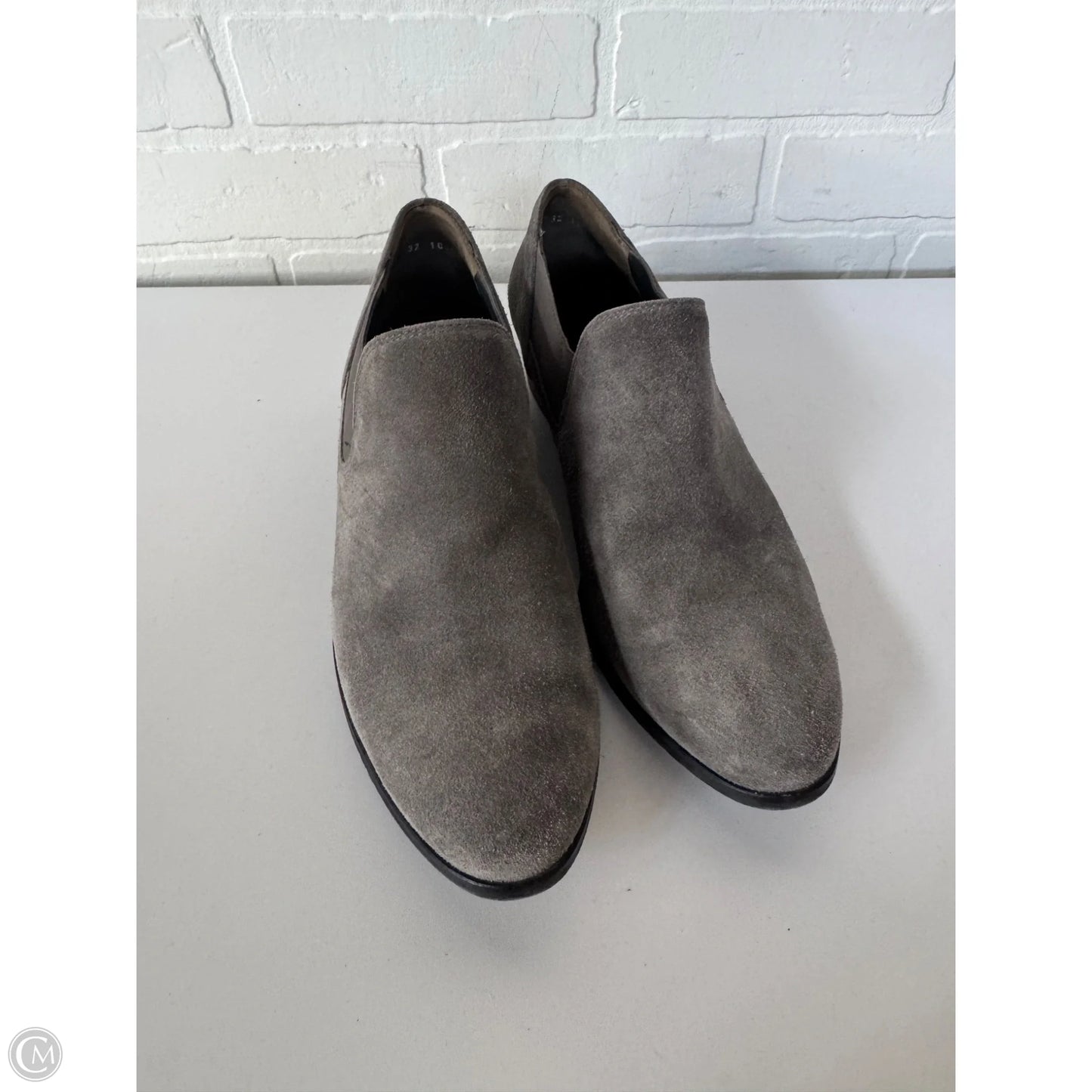Boots Ankle Heels By Paul Green In Grey, Size: 8