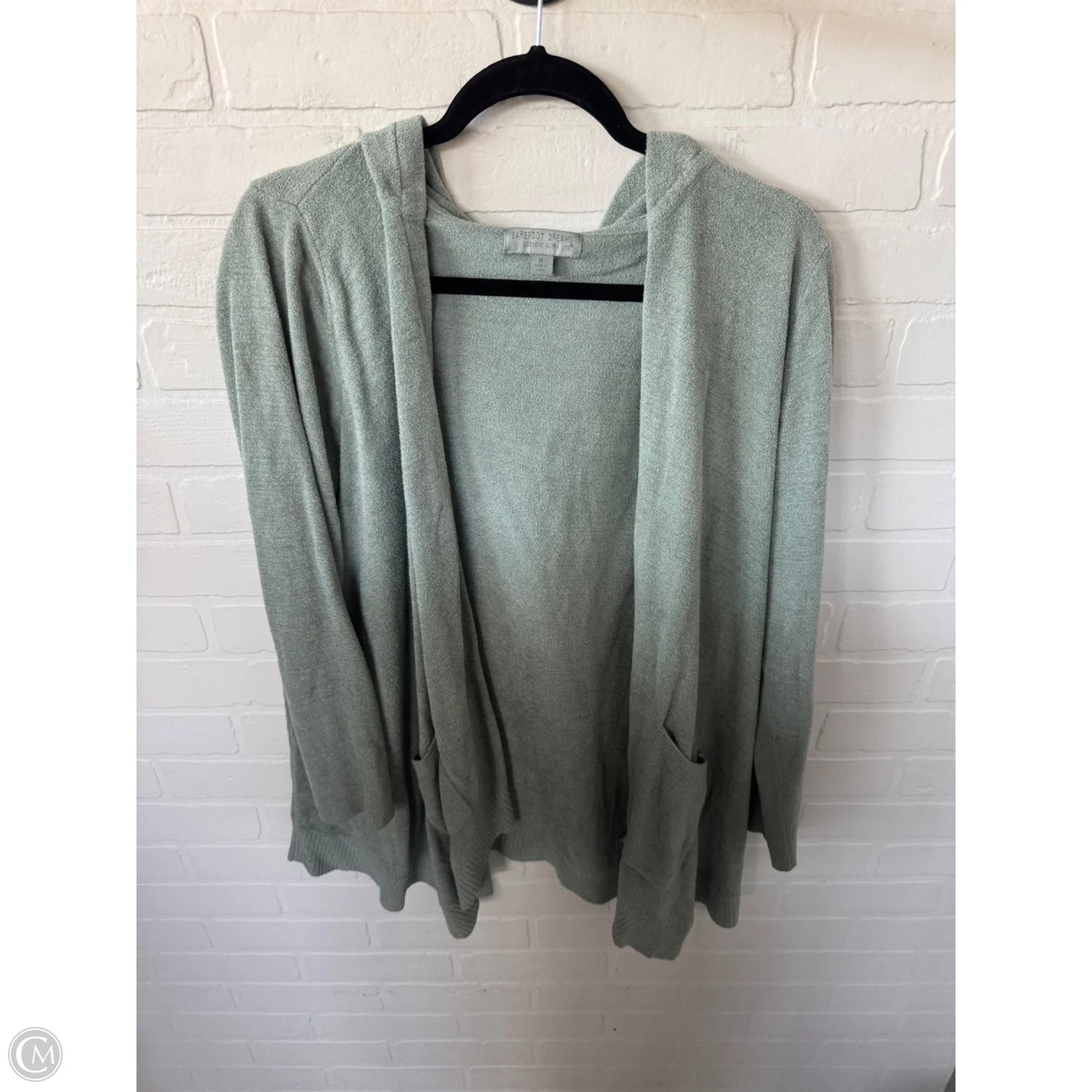 Sweater Cardigan By Barefoot Dreams In Green, Size: M