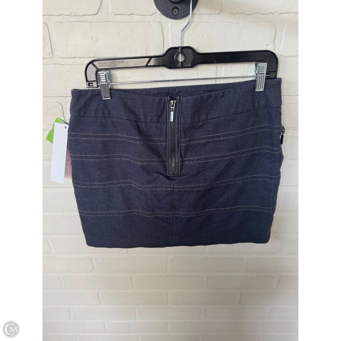 Skirt Mini & Short By Bcbgeneration In Blue Denim, Size: 10