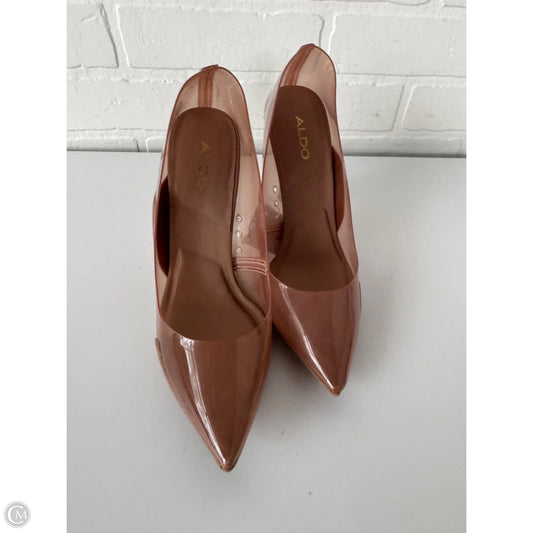 Shoes Heels Stiletto By Aldo In Tan, Size: 7