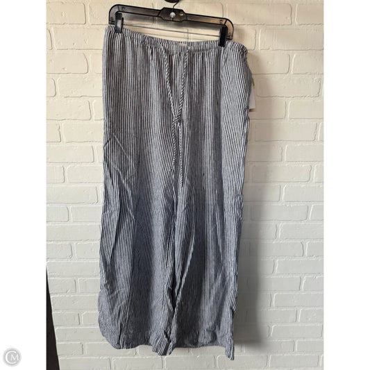 Pants Linen By A New Day In Blue, Size: 12
