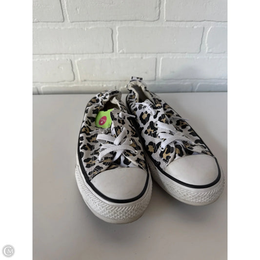 Shoes Sneakers By Converse In Tan & White, Size: 9.5