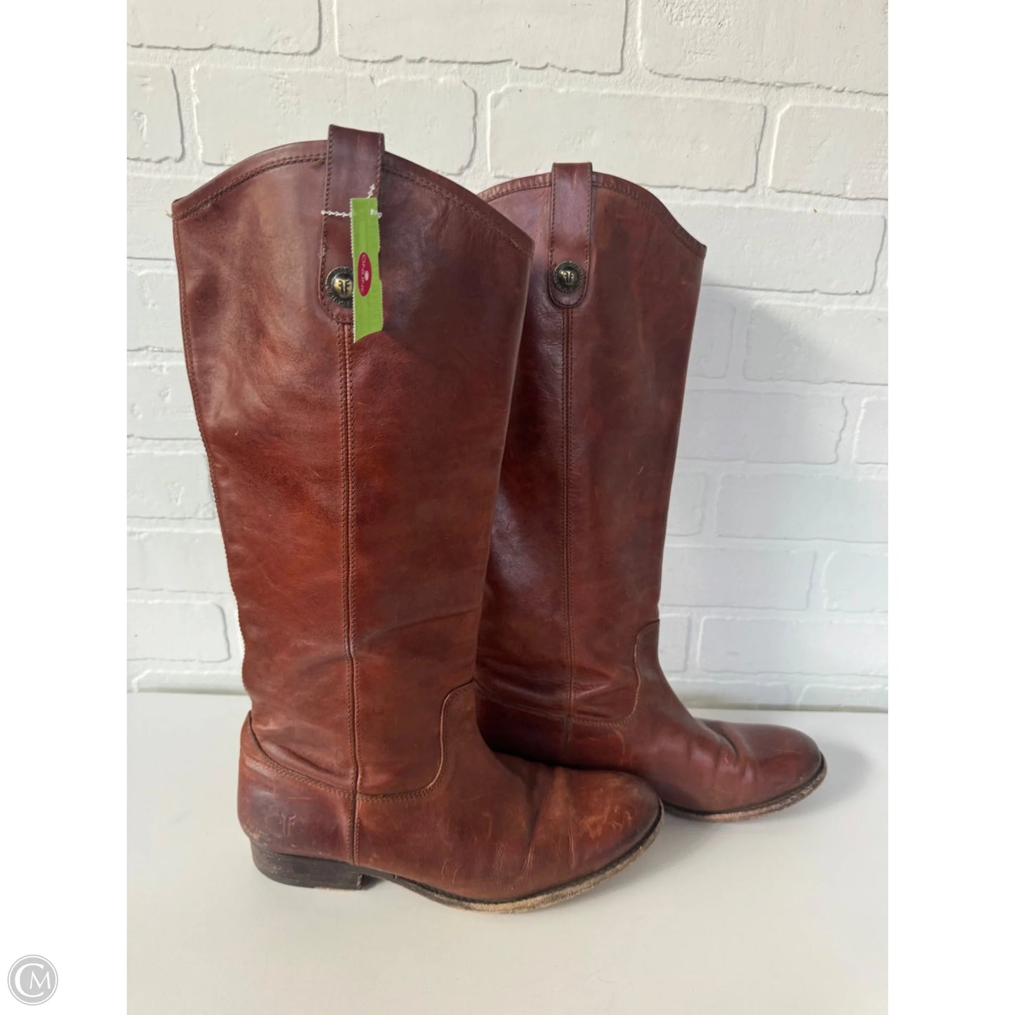 Boots Designer By Frye In Brown, Size: 9