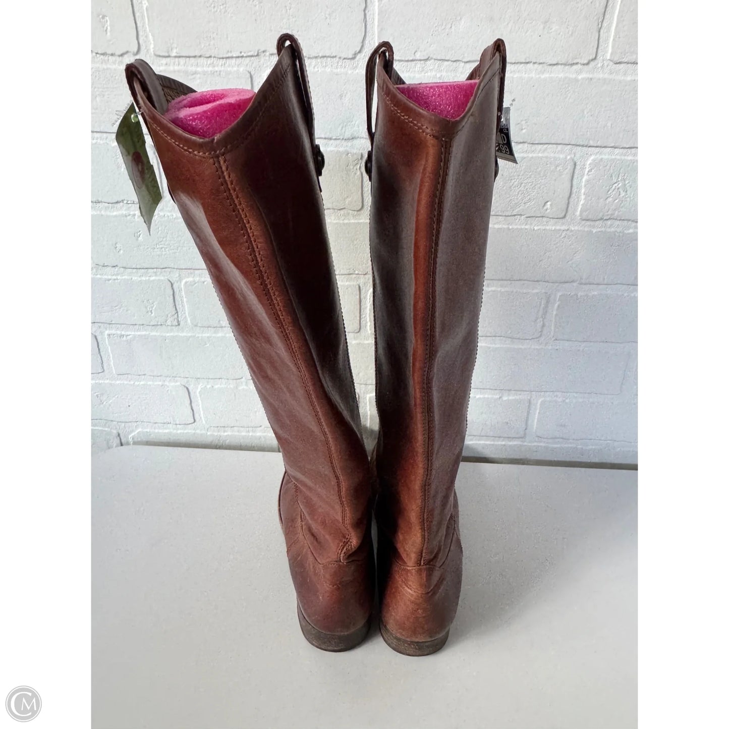 Boots Designer By Frye In Brown, Size: 9