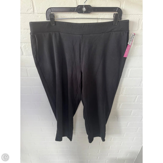 Pants Cropped By Pure Jill In Black, Size: 20