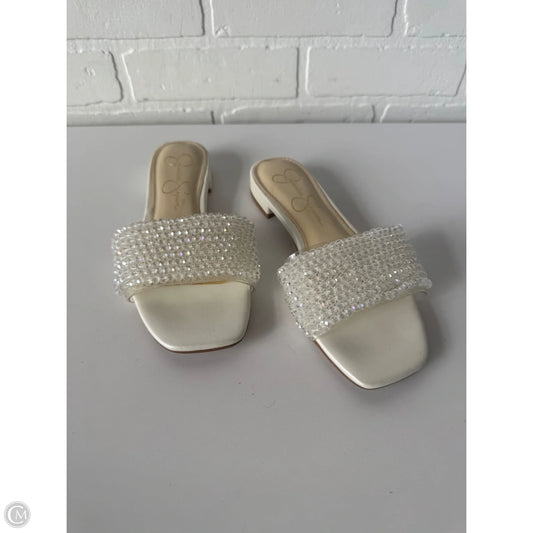 Sandals Flats By Jessica Simpson In White, Size: 6