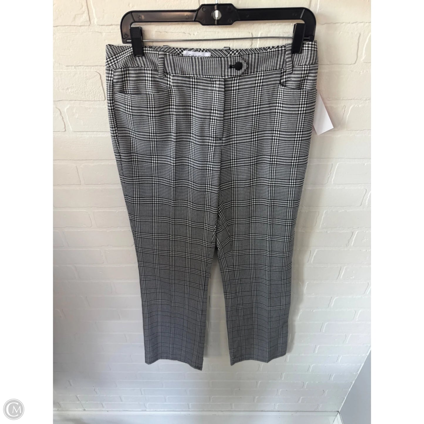 Pants Dress By Calvin Klein In Black & White, Size: 4