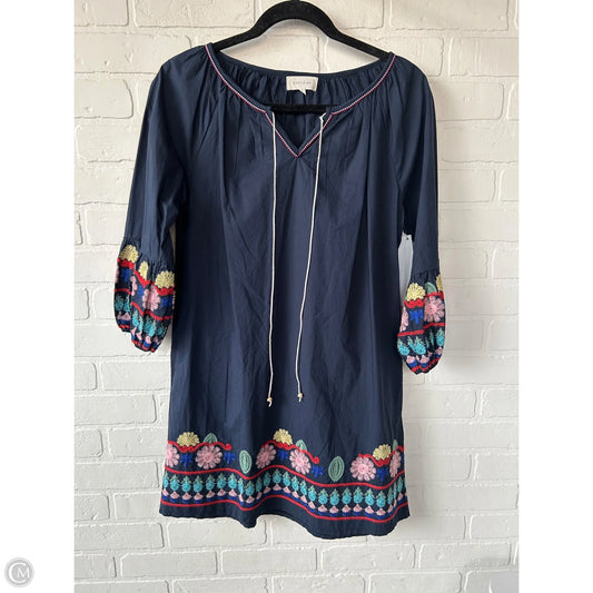 Dress Casual Short By Melloday In Blue & Red, Size: S