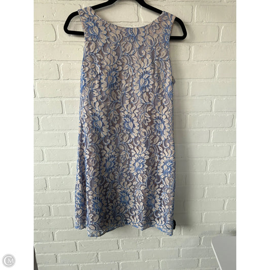 Dress Party Short By Eliza J In Blue & Tan, Size: S
