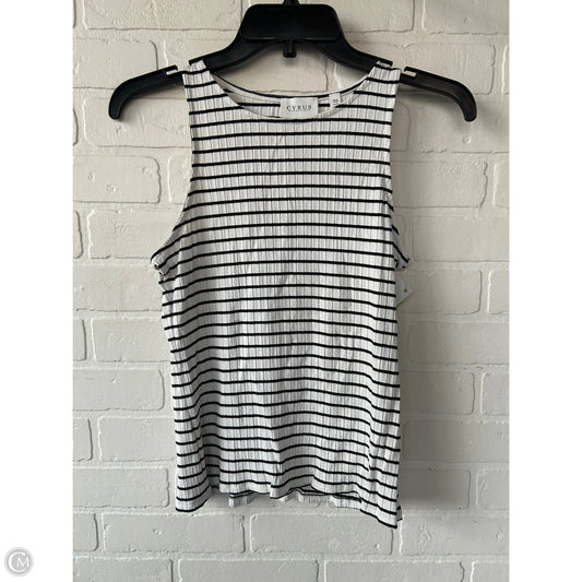 Tank Top By Cyrus In Black & White, Size: Xs