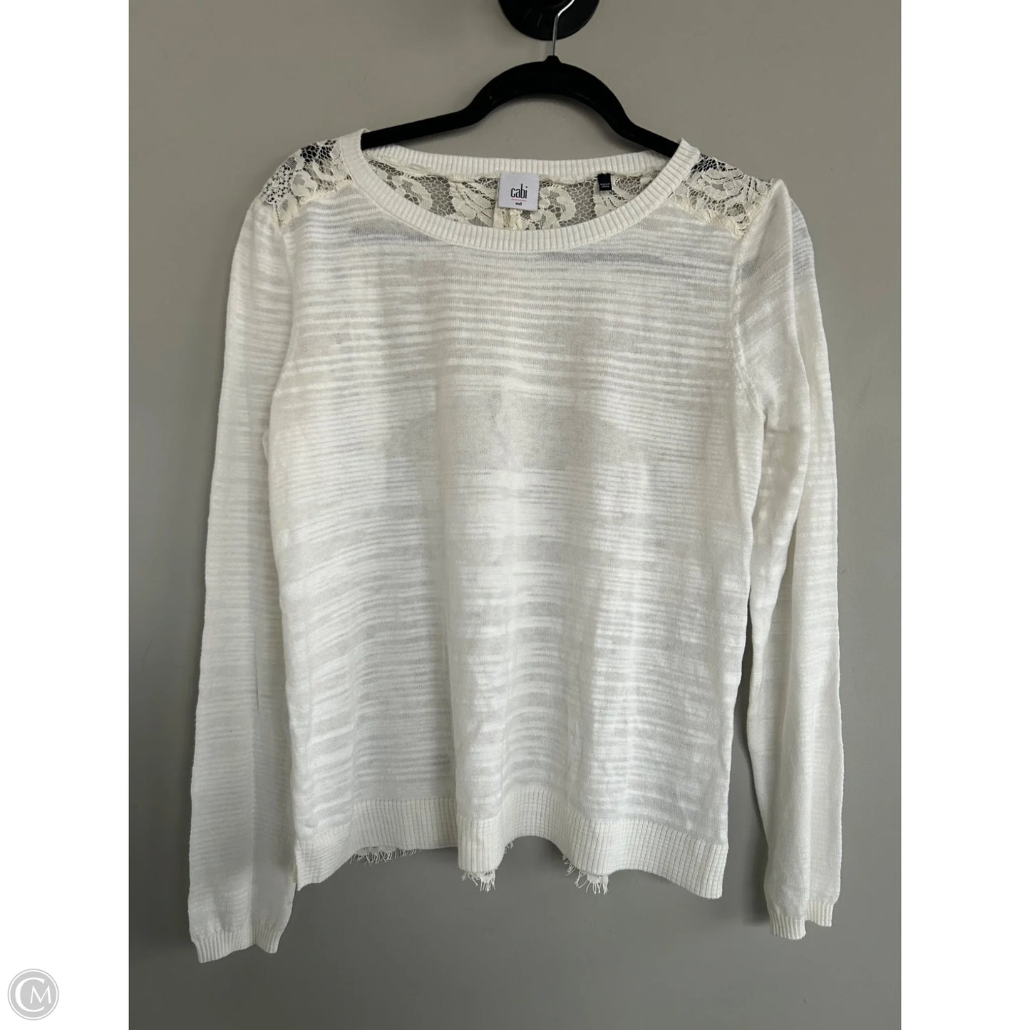 Sweater By Cabi In Ivory, Size: M