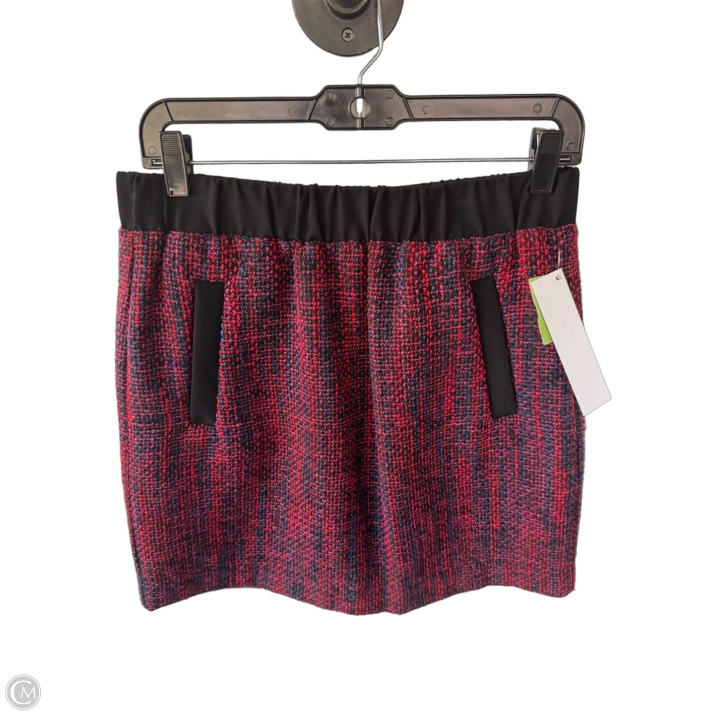 Skirt Mini & Short By Loft In Black & Red, Size: 4