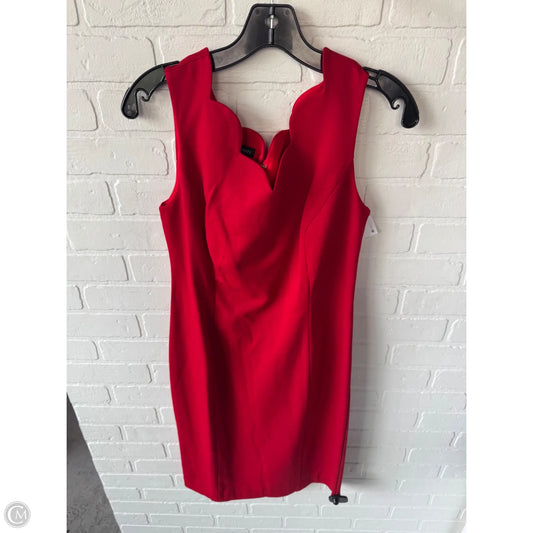 Dress Party Midi By Talbots In Red, Size: S