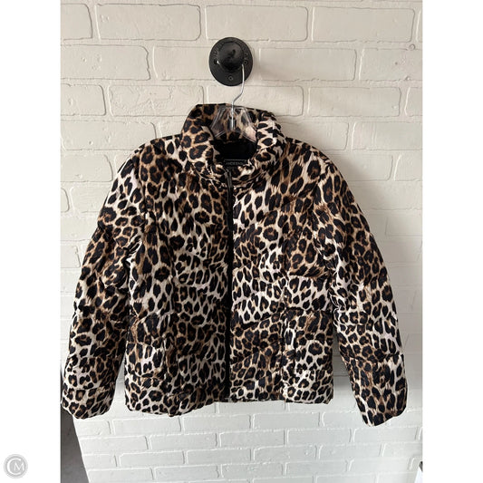 Jacket Puffer & Quilted By Lands End In Animal Print, Size: M