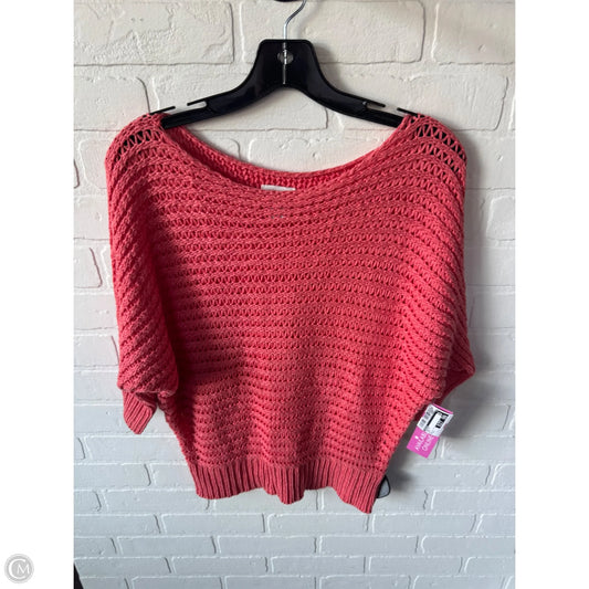 Sweater By Chicos In Coral, Size: M