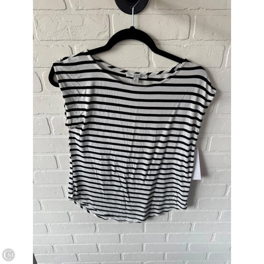 Top Sleeveless By Green Envelope In Black & White, Size: Xs