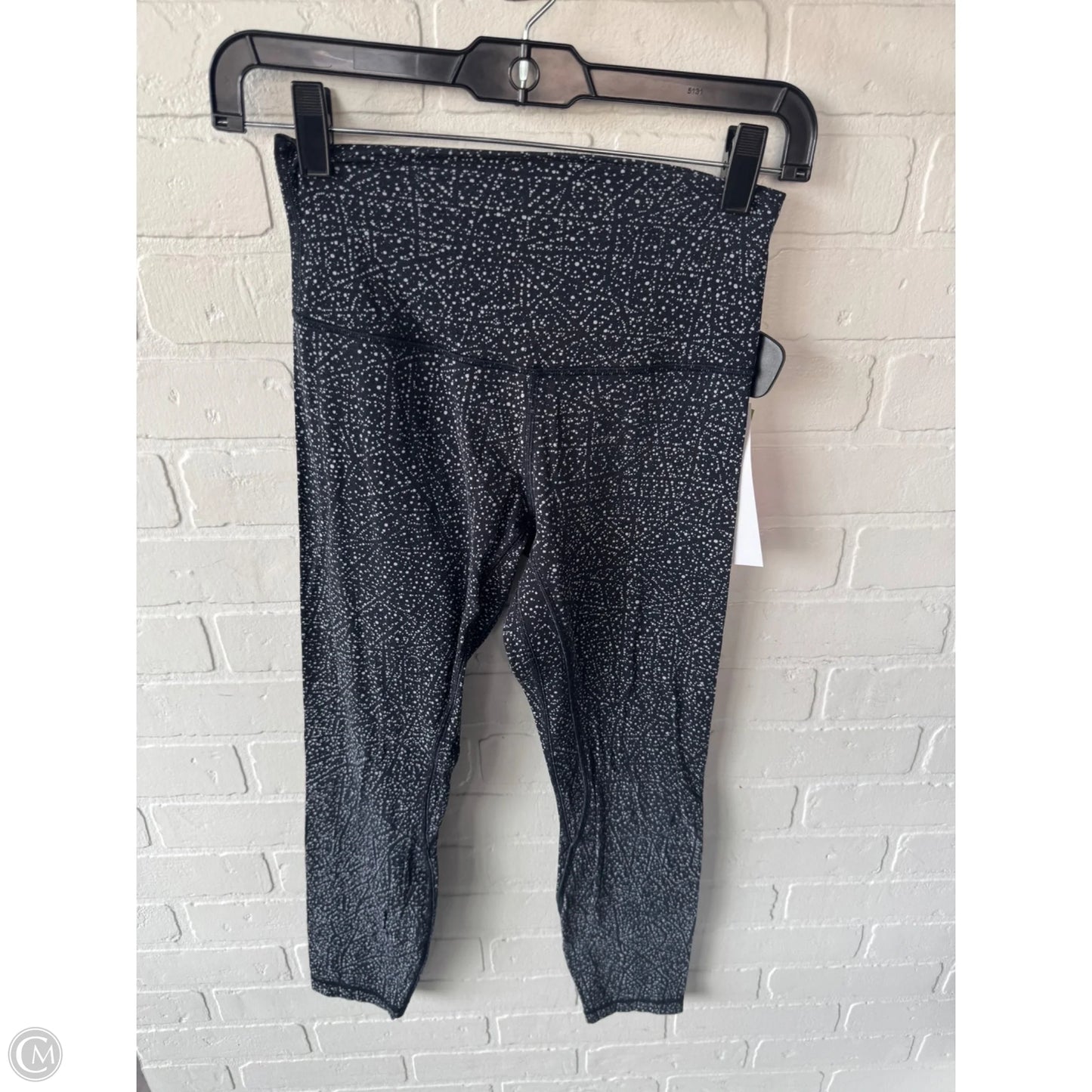 Athletic Leggings By Lululemon In Black & White, Size: 4