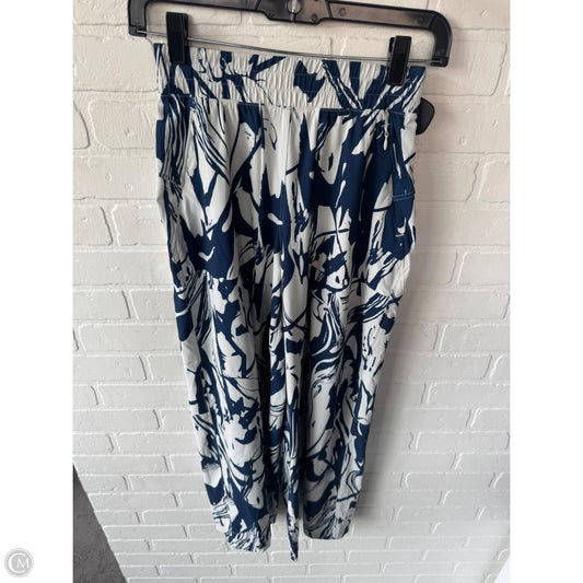 Athletic Pants By Lululemon In Blue & White, Size: 2