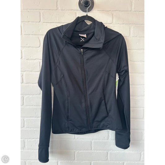 Athletic Jacket By Capezio In Black, Size: S
