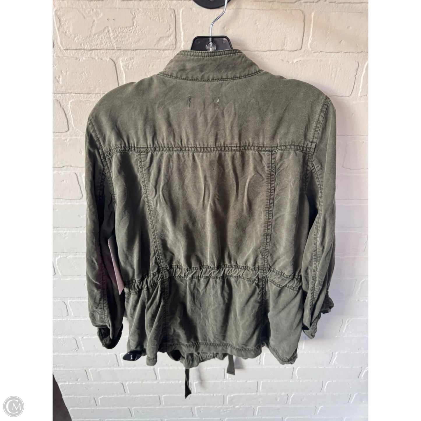 Jacket Utility By Loft In Green, Size: Lp