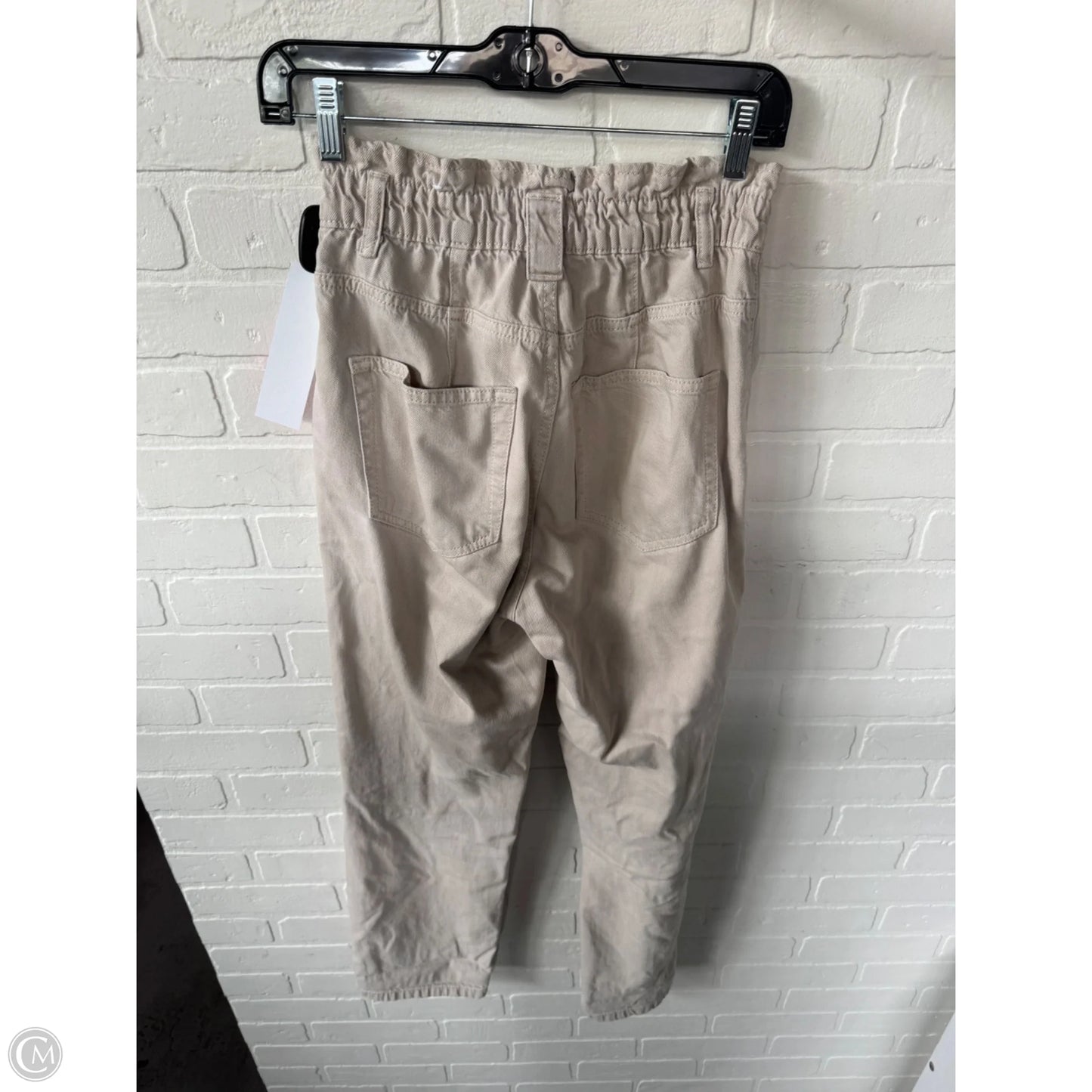 Jeans Straight By Pull&bear In Tan Denim, Size: 8