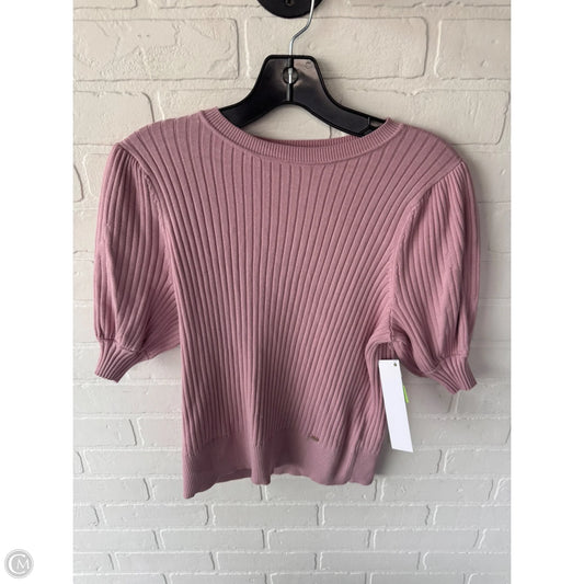 Sweater Short Sleeve By Ted Baker In Pink, Size: S